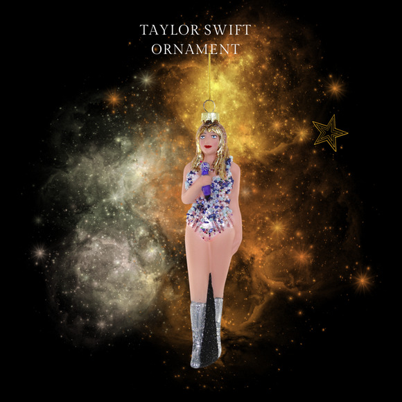 Taylor Swift Glass Ornament Eras Concert - Picture 1 of 6